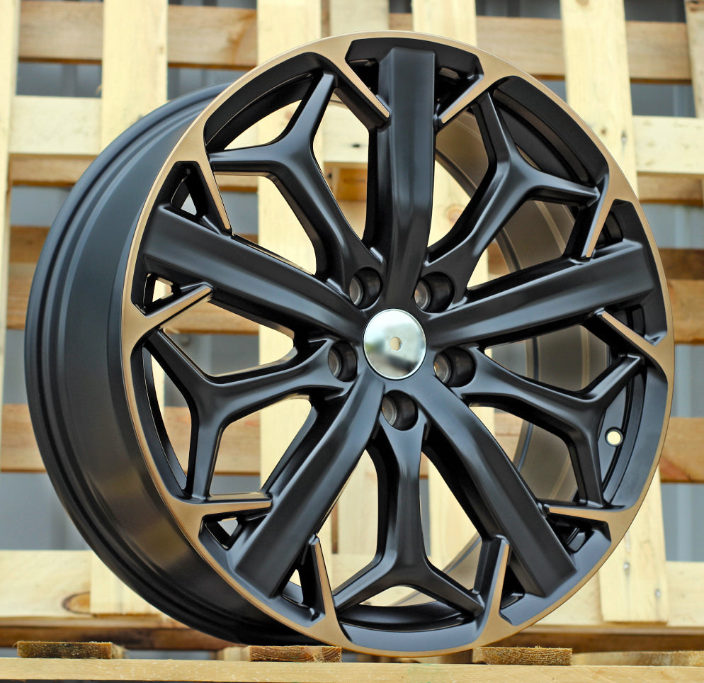 CUPRA 8x19 5x112 ET40 57,1 H3532F Noir poli semi-mat cuivre