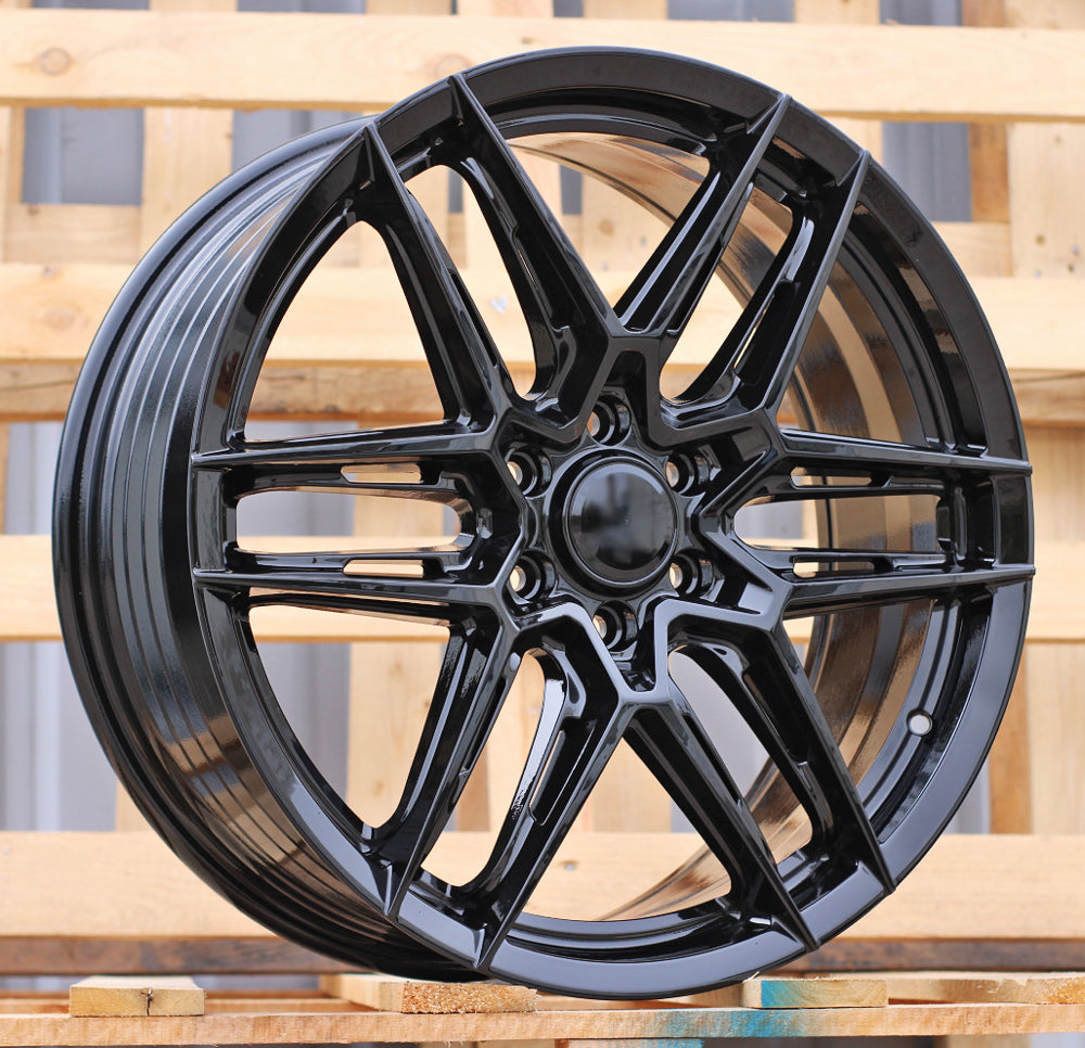 Jante 4X4 8x20 6x120 ET48 74,6 HF6126 Noir brillant